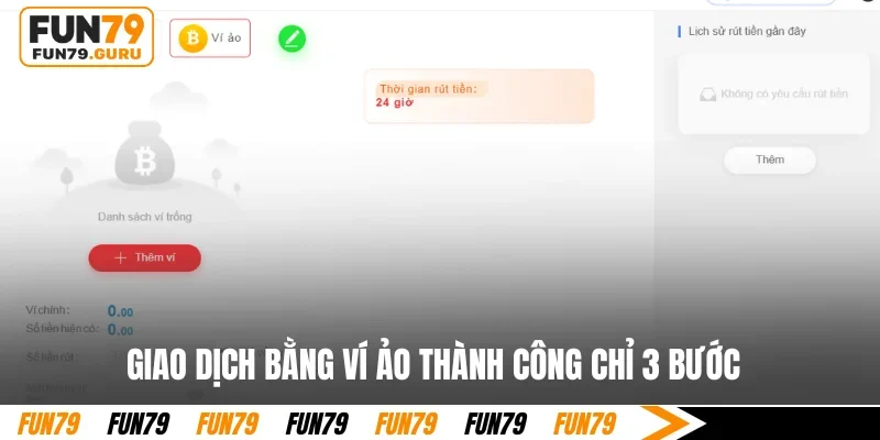 Giao dịch bằng ví ảo thành công chỉ 3 bước